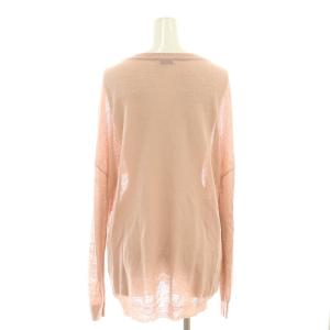 BRUNELLO CUCINELLI リネン混 サマーニット カットソー ピンク /MI OS