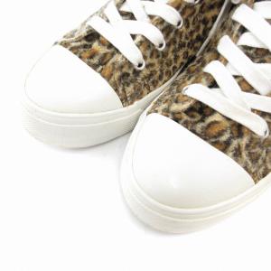 JUNYA WATANABE コムデギャルソン COMME des GAECONS スニーカー シューズ ハイカット レオパード柄 25.0cm