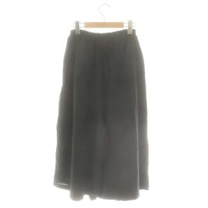 gomme 刺繍 ワイドパンツ イージー クロップド丈 M 黒 ブラック /AT OS