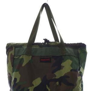 BRIEFING 迷彩 カモフラ トートバッグ ハンドバッグ ロゴ 緑 カーキ /SR1