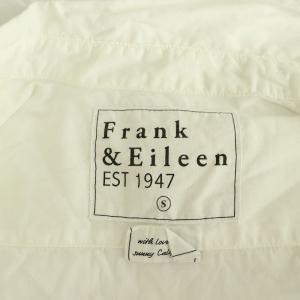 Frank&Eileen フランクアンドアイリーン Eileen Light Poplin Shirt シャツ 長袖 オープンカラー S ホワイト /MY