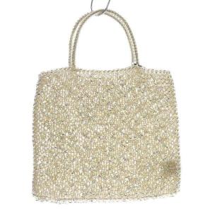 スクエア ワイヤーバッグハンドバッグ ゴールド色 /SR8