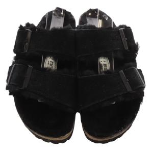 BIRKENSTOCK アリゾナ シアリング サンダル 24cm 黒 ブラック /SR14