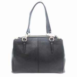 COACH ハンドバッグ ショルダー 2WAY レザー 黒 ブラック 57520 /UD