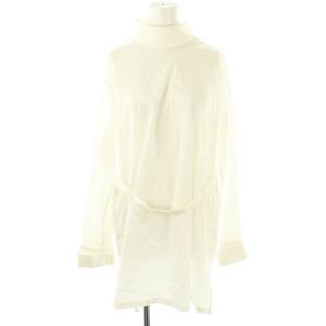 24SS シャツ ブラウス 長袖 プルオーバー コットン混 2 オフホワイト /NR OS