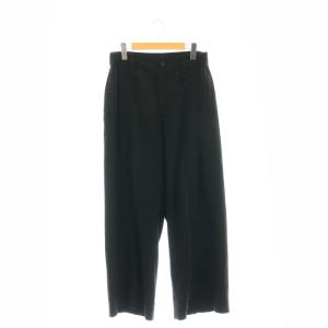 ハイウエストワイドパンツ 2 ブラック IM93FF019 /DF OS