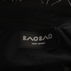 BAOBAO ISSEY MIYAKE トートバッグ ネイビー グレー BB81-AG643