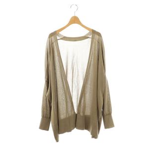 23SS shake code ショートカーディガン ニット グレージュ /DF OS