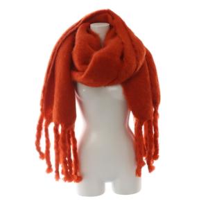 EVERYDAY I LIKE 23AW Mohair Mix Big Stole ストール マフラー モヘア フリンジ レッド /YO17