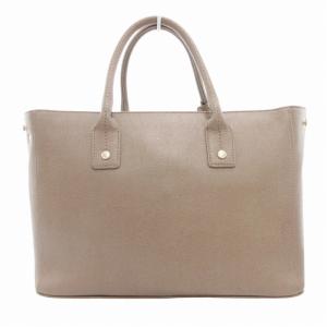 FURLA リンダ 2WAY トートバッグ ショルダー ロゴ チャーム レザー グレージュ /HO AA