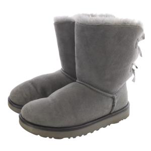 UGG australia Bailey Bow II ムートンブーツ ショート 24cm グレー /SR20
