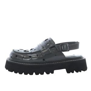 Punching Loafers ローファーサンダル 38 グレー