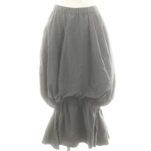 mermaid skirt スカート ロング M グレー /HK OS