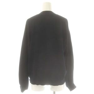 nagonstans スクエア スリーブ C/D カーディガン ニット 長袖 M ネイビー /HK OS