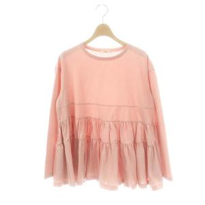 23AW ティアードカットソー 長袖 F ピンク /DO OS SH