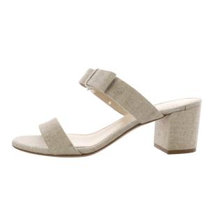 FOXEY プチマドモアゼル リネンツイード サンダル 36 グレー