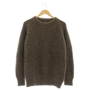 フィッシャーマン セーター ニット セーター 長袖 畦編み 3 ダークブラウン /ES OS SH