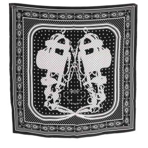 Carre 55 Brides de Gala Bandana 式典用馬勒 スカーフ ブラック