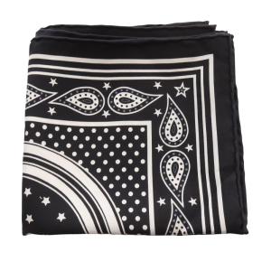 HERMES Carre 55 Brides de Gala Bandana 式典用馬勒 スカーフ ブラック