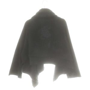 Y's ヨウジヤマモト スウェットジャケット カットオフ 総柄 2 ブラック YC-T09-962 /DF OS