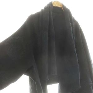 Y's ヨウジヤマモト スウェットジャケット カットオフ 総柄 2 ブラック YC-T09-962 /DF OS