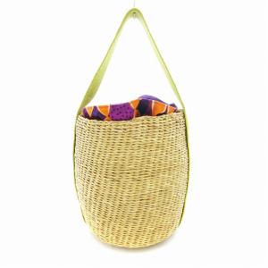 CLOUDY かごバッグ ハンドバッグ 巾着付き ベージュ /UO