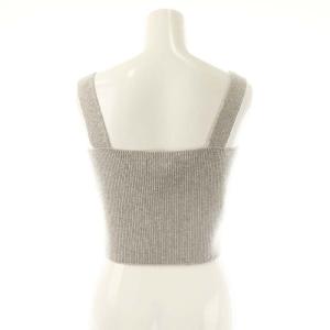 Nave ニットビスチェ キャミソール カシミヤ混 1 グレー /ES OS