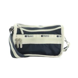 ミニショルダーバッグ ナイロン バイカラー 紺 白 /MI OS