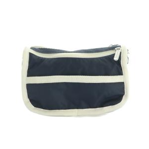 LesportSAC ミニショルダーバッグ ナイロン バイカラー 紺 白 /MI OS