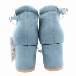 PROPORTION BODY DRESSING プロポーションボディドレッシング タグ付き セパレートサンダル チャンキーヒール アンクルストラップ 23.5cm 青 ブルー /GV