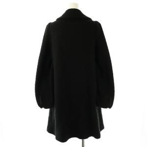 TSUMORI CHISATO ウール ダブルコート ロング 1 ブラック /HK OS