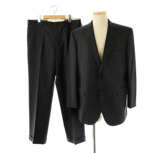 スーツ セットアップ ピンストライプジャケット パンツ 100BB5 ダークネイビー /DF OS