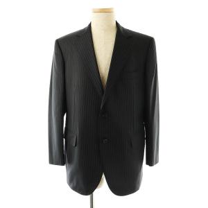 Aquascutum スーツ セットアップ ピンストライプジャケット パンツ 100BB5 ダークネイビー /DF OS