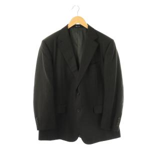 テーラードジャケット ウール 100BB5 黒 /MI OS