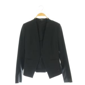 セオリー Theory 24AW Morton Wool Blanket ST Cardi カーディガン ニット Vネック S ブラック ホワイト /DF ■OS ■SH レディース 24AW Morton Wool Blanket ST Cardi カーディガン ニット V