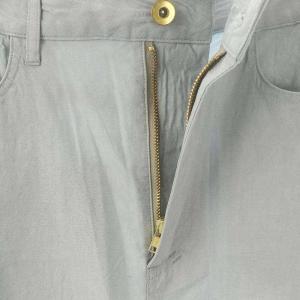 MUSE de Deuxieme Classe 25SS STRETCH TWILL B/FLARE スカート ロング フレア リネン 36 ライトブルー