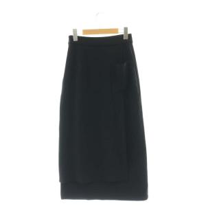 Graphpaper Meryl Nylon Wrap Skirt GL スカート タイト マキシ ロング 00 紺 ネイビー