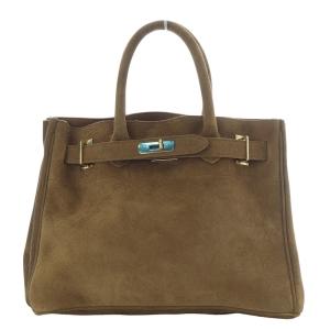 シータパランティカ SITA PARANTICA SUEDE TOTE BAG ハンドバッグ キャメル
