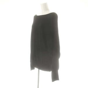L'Appartement PREMIUM HIGHST PULLOVER ニット プルオーバー Vネック 長袖 ブラック /DF