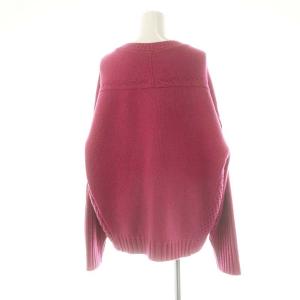 GOLDEN GOOSE ウールケーブルデザインニット セーター 長袖 S ピンク G35WP196.A1 /DF OS