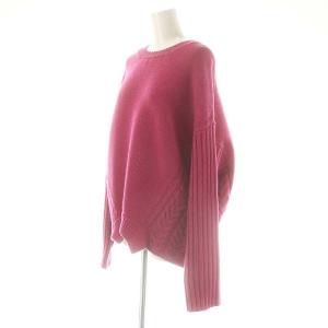 GOLDEN GOOSE ウールケーブルデザインニット セーター 長袖 S ピンク G35WP196.A1 /DF OS