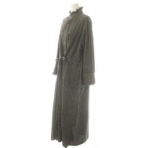 45rpm ダンガリーカットワークのフリルドレス ワンピース ダークグレー