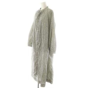 45rpm フラワータペットのドレス ワンピース アイボリー ネイビー