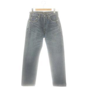 再び6.5空比古比女 デニムパンツ ジーンズ インディゴ /SY OS