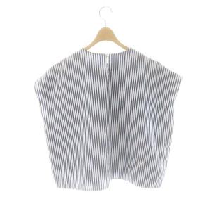 45rpm ダンプ無双のMシャツ ブラウス ストライプ ブルー ホワイト /DF OS