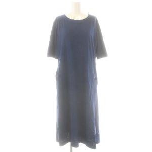 半袖 天竺 ワンピース ロング 0 XXS ブルー /SY OS