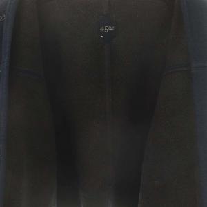 45rpm 北海道本裏毛の908ブルゾン インディゴ