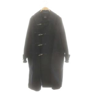 アツコットンフランネルのAKIYAダッフルコート ロング 2 S 紺 ネイビー /SY OS