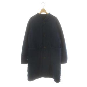 おこめサテン×シープボアの908コート 2 ネイビー