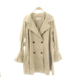 25SS ミドルフレアトレンチコート スプリングコート F ベージュ /ES OS SH
